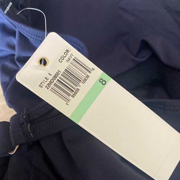 Anne Cole squareneck Shirred One Piece swimsuit - Picture 7 of 8